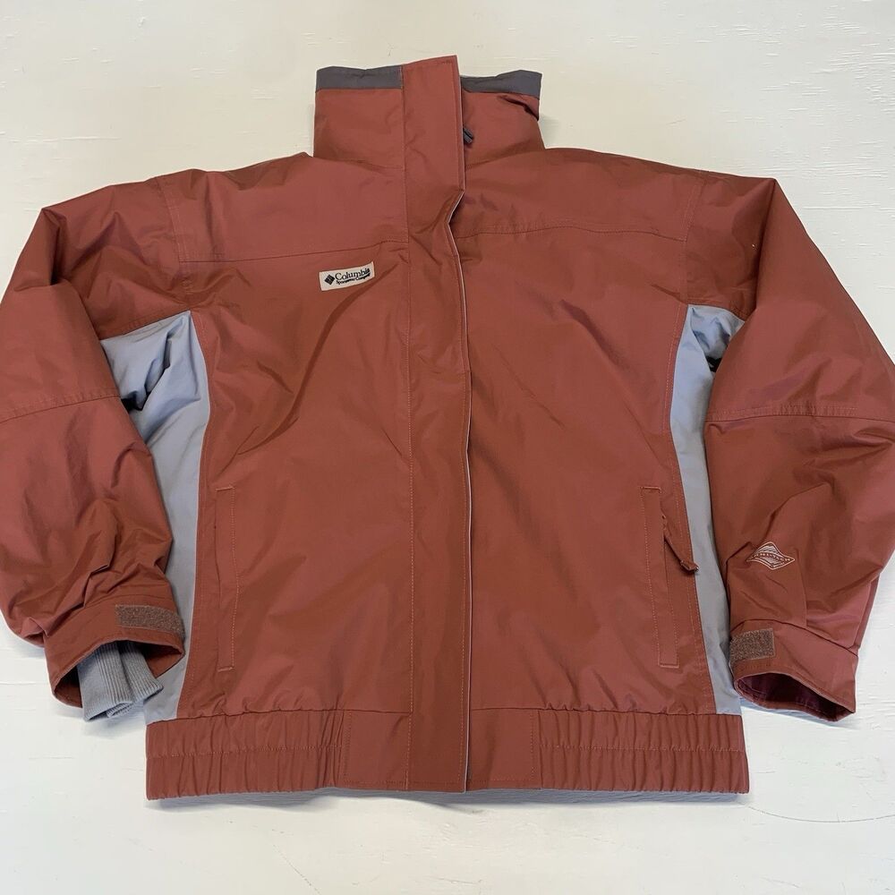 Columbia Bugaboo 1986 Interchange Jacket WM1190-414 Size L Orange Red Rare